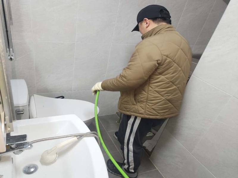 검단구 변기막힘 작업사례 7